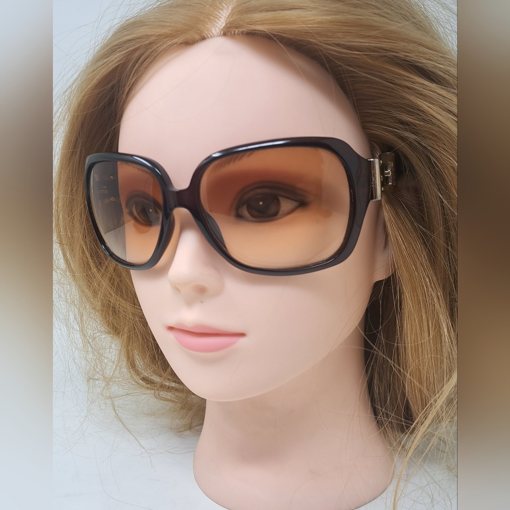 Gucci Women's Sunglasses Queen Bow Gold Brown Amber Gradient GG3006/S 59-15-120 - Picture 3 of 16